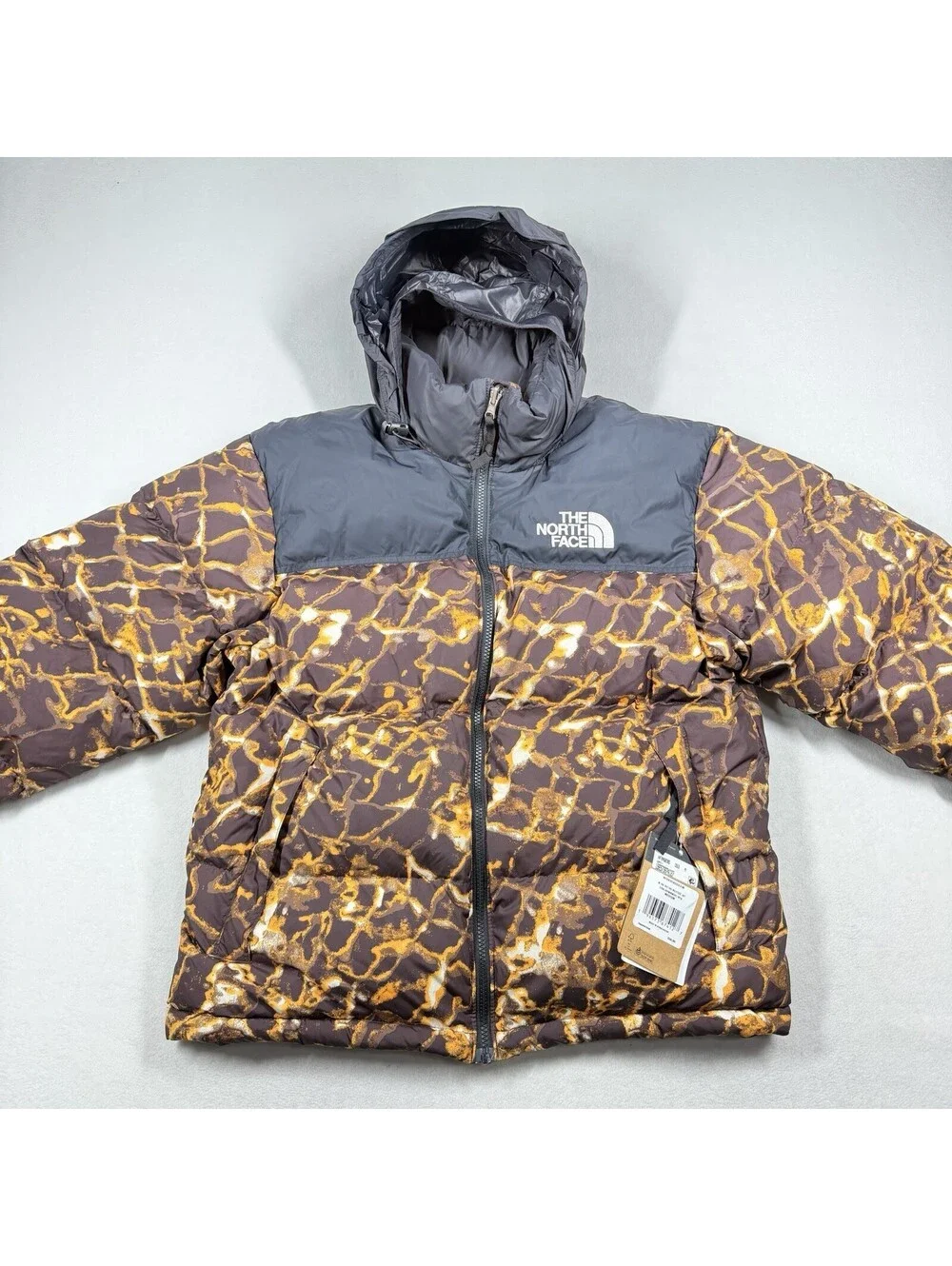 The North Face Men’s 96 Retro Nuptse 700-Down Insulated Puffer Jacket Coal Brown
